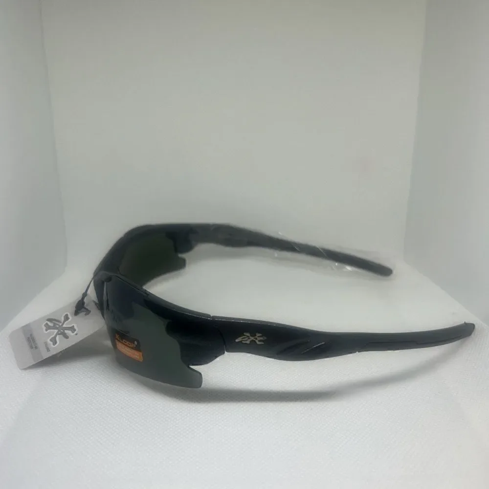 X-Loop Wrap Semi-Rimless Mens Shades Sunglasses